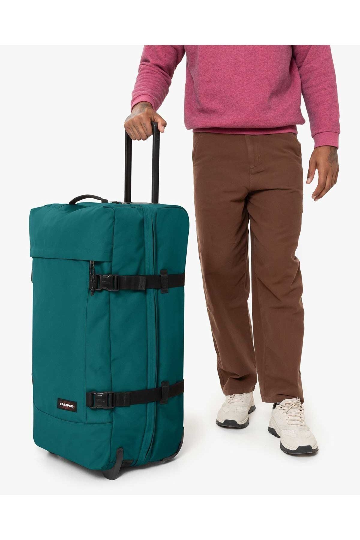Eastpak Tranverz L Büyük Boy Valiz Peacock Green – ECANTA