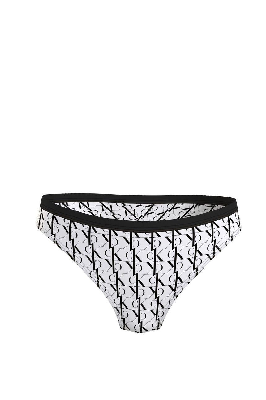 Calvin Klein Ck Monogram Baskılı Brazilian Kadın Bikini Altı