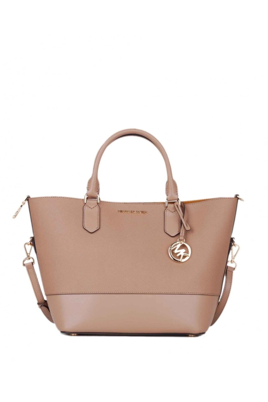 Trista Lg Grab Bag Leather Dk Khaki