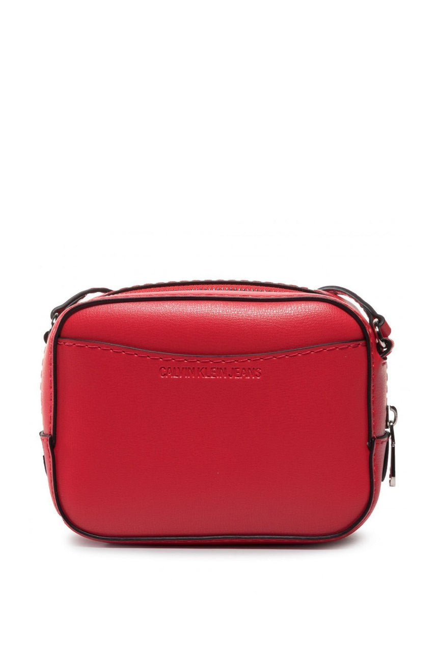 Calvin Klein Mono Hardware Camera Bag Çapraz Askılı Kadın Çantası RACING RED