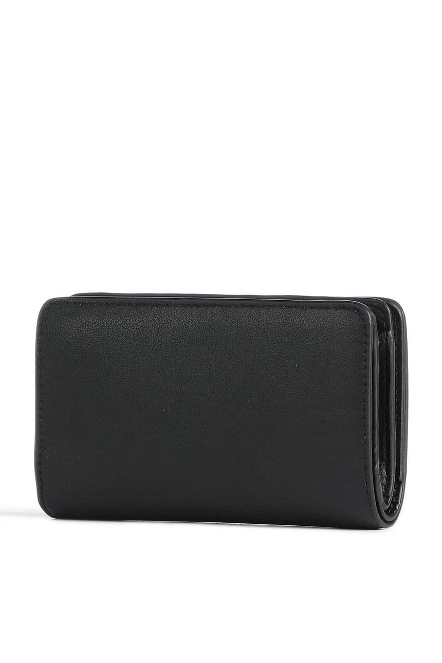 Calvin Klein Re-Lock Bifold French Wallet Cüzdan Black