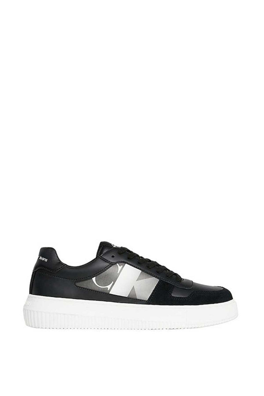 Calvin Klein Chunky Cup Lace Up Sneakers Black/Bright White