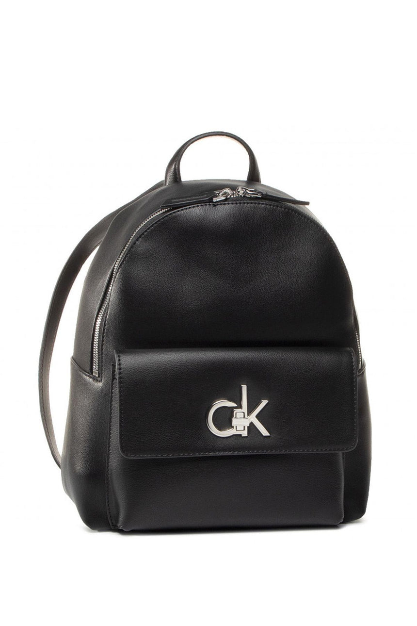 Calvin Klein Round Bp W/Flap Pckt Kadın Sırt Çantası Black
