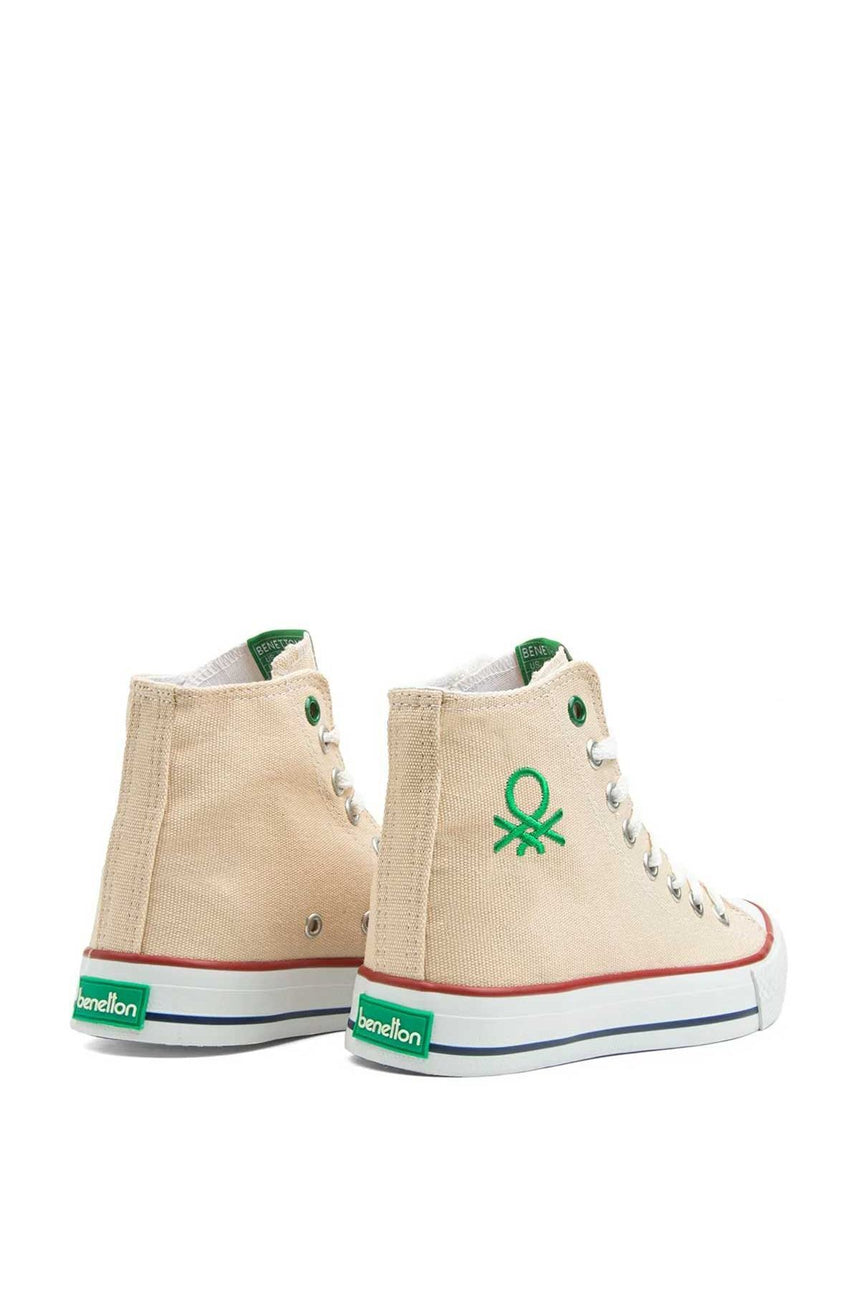 Benetton Zenne Kadın Spor Ayakkabı BN-30628 Bej