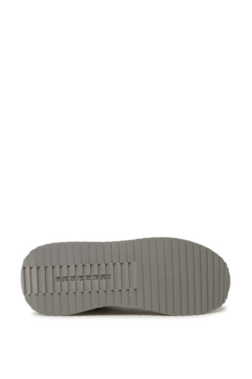 Tommy Hilfiger Runner Evo Mix Erkek Sneakers Grey