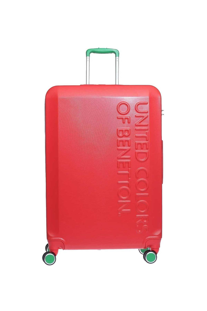 Benetton Büyük Boy 70 Cm Valiz Kırmızı