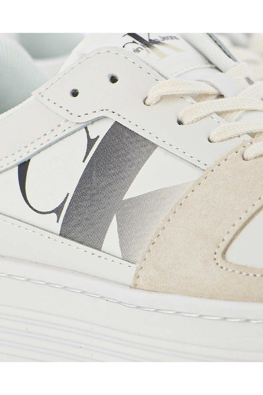 Calvin Klein Chunky Cup Lace Up Sneakers Bright White/Black