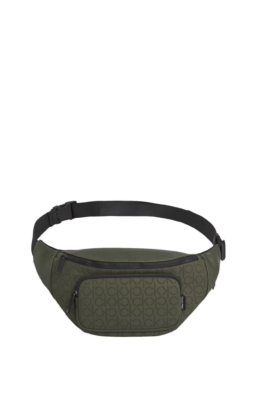 Calvin Klein Mono Blend Erkek Bel Çantası Dark Olive