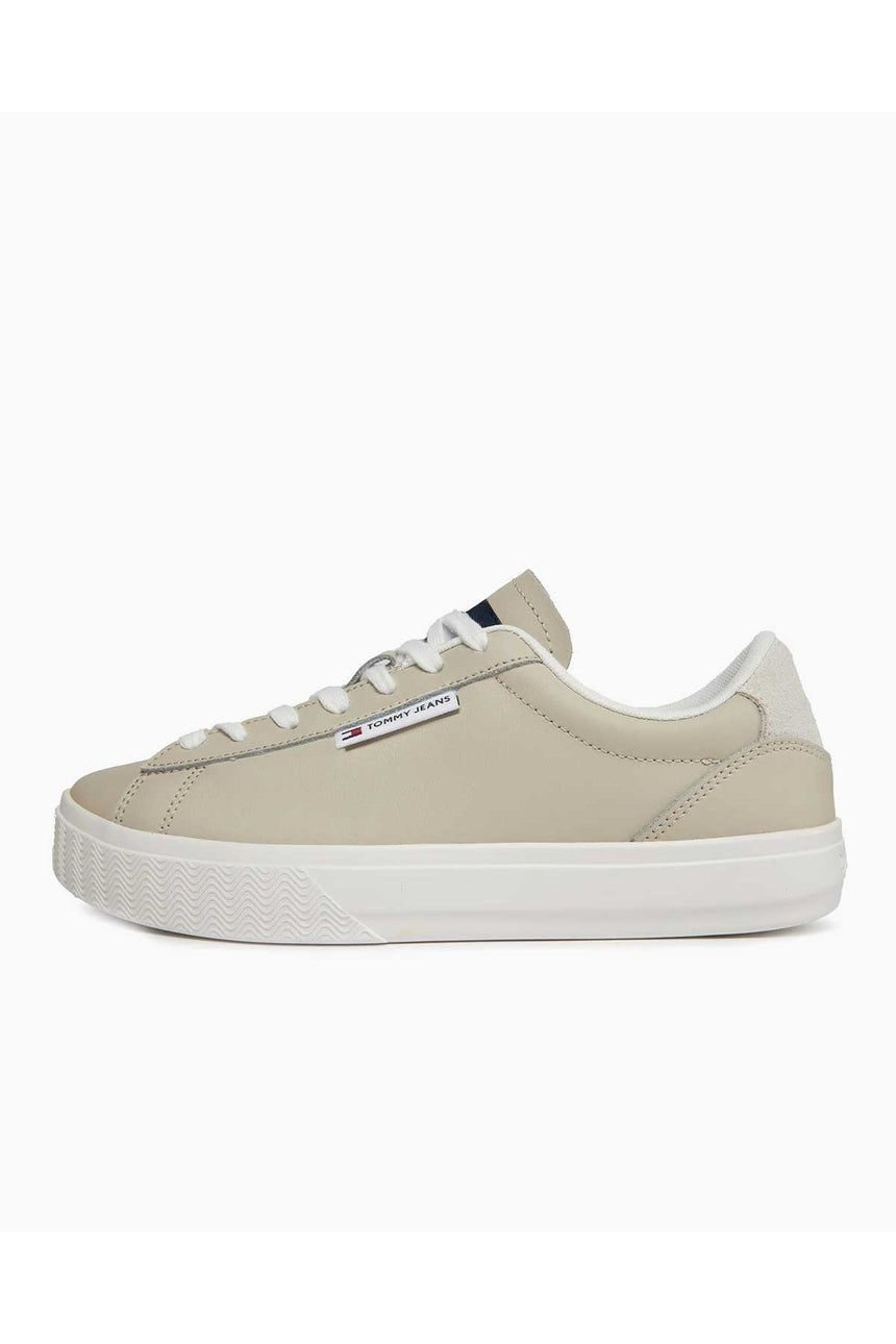 Tommy Hilfiger Cupsole Low Top Sneakers Bleached Stone