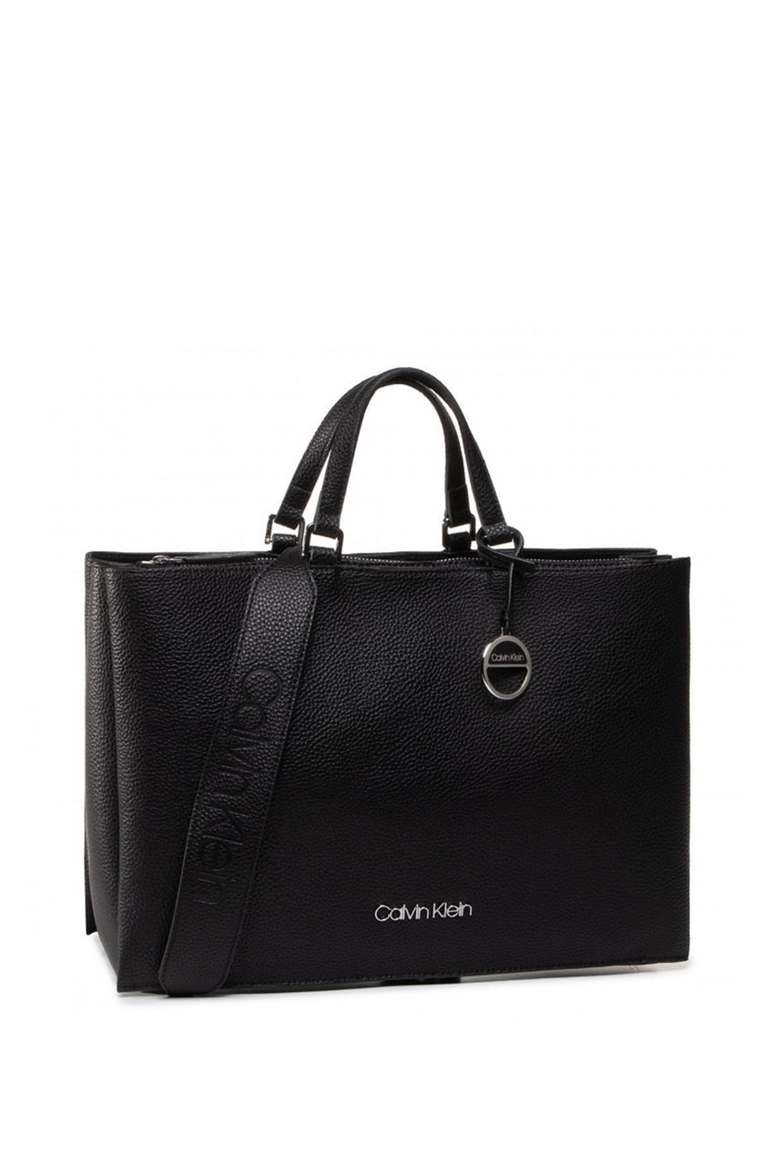 Calvin Klein Sided Tote Kadın El Çantası Black