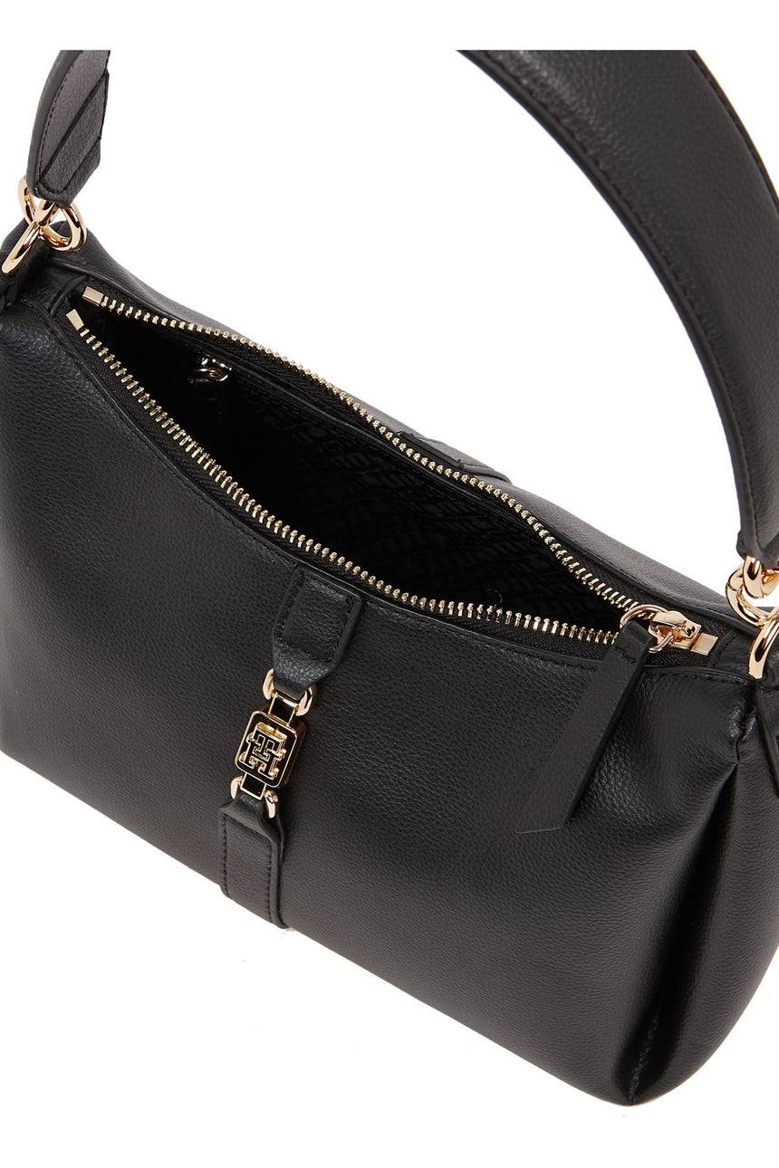 Tommy Hilfiger Feminine Shoulder Bag Omuz Çantası Black