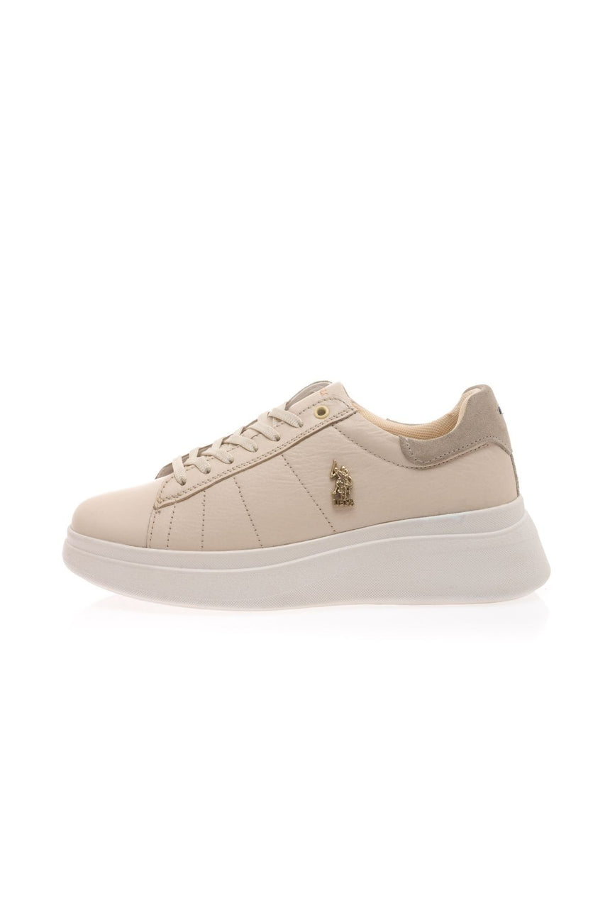 U.s Polo Assn 2P Moka 2Fx Kadın Havuz Taban Sneaker Bej