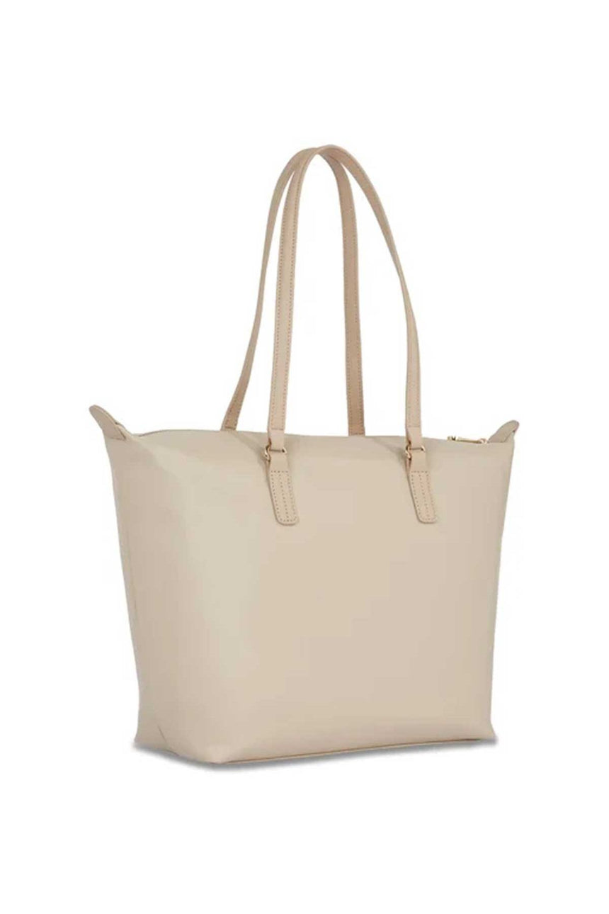 Tommy Hilfiger Poppy Plus Tote El Çantası Beige