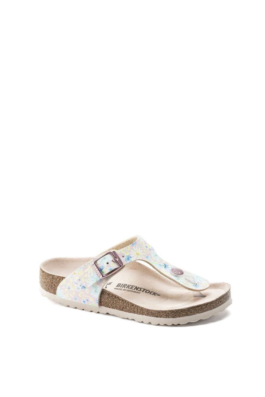 Birkenstock Unisex Kids Gizeh Bfdd Summer Floral Terlik Light Rose