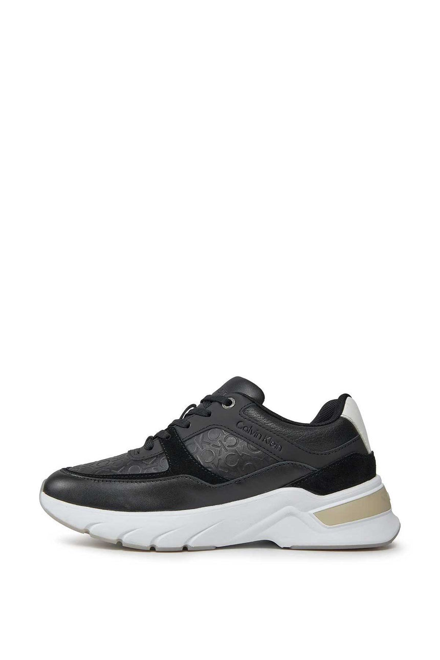 Calvin Klein Elevated Runner Mono Mix Sneakers Black