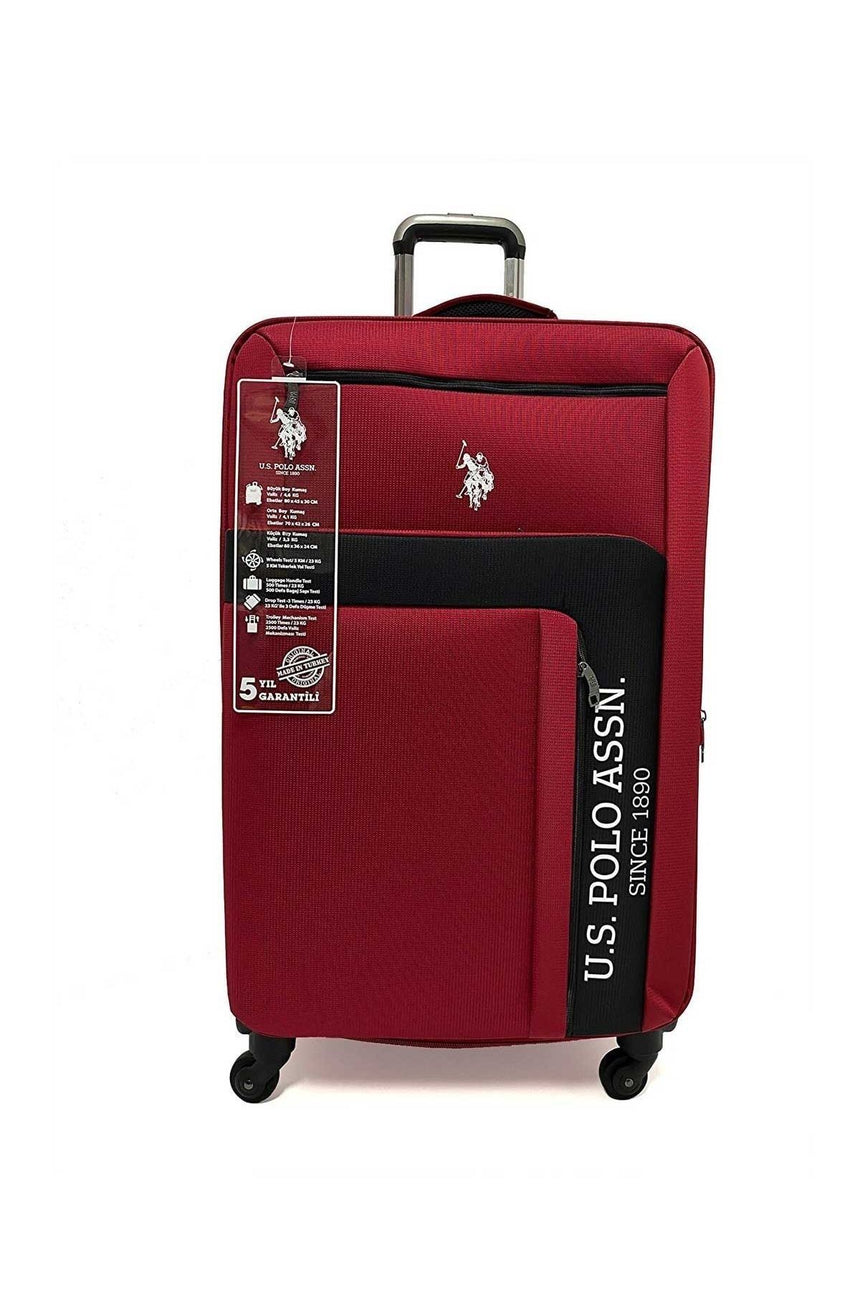 Us Polo Assn Orta Boy Kumaş Valiz Renkli