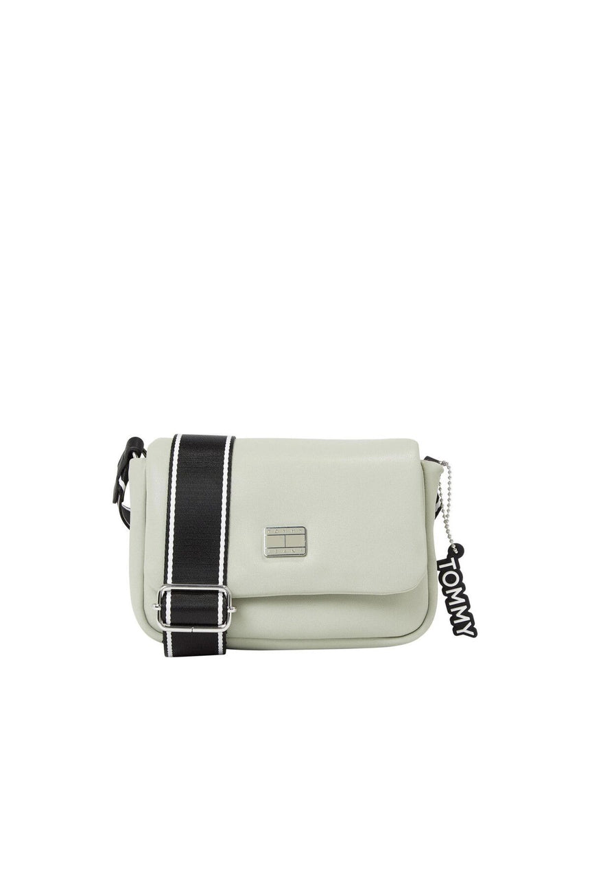 Tommy Hilfiger City Girl Small Flap Crossover Çapraz Askılı Çanta Grey