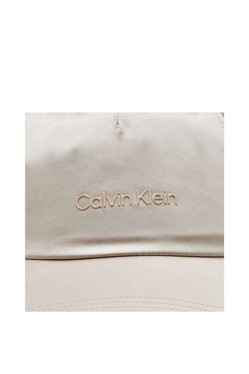 Calvin Klein Must Logo Kadın Şapka Dark Ecru