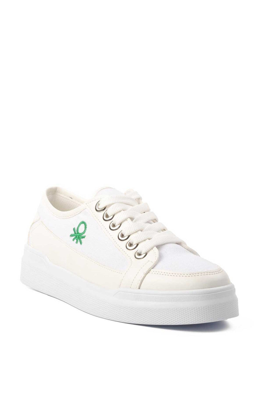 Benetton Kadın Sneakers Beyaz