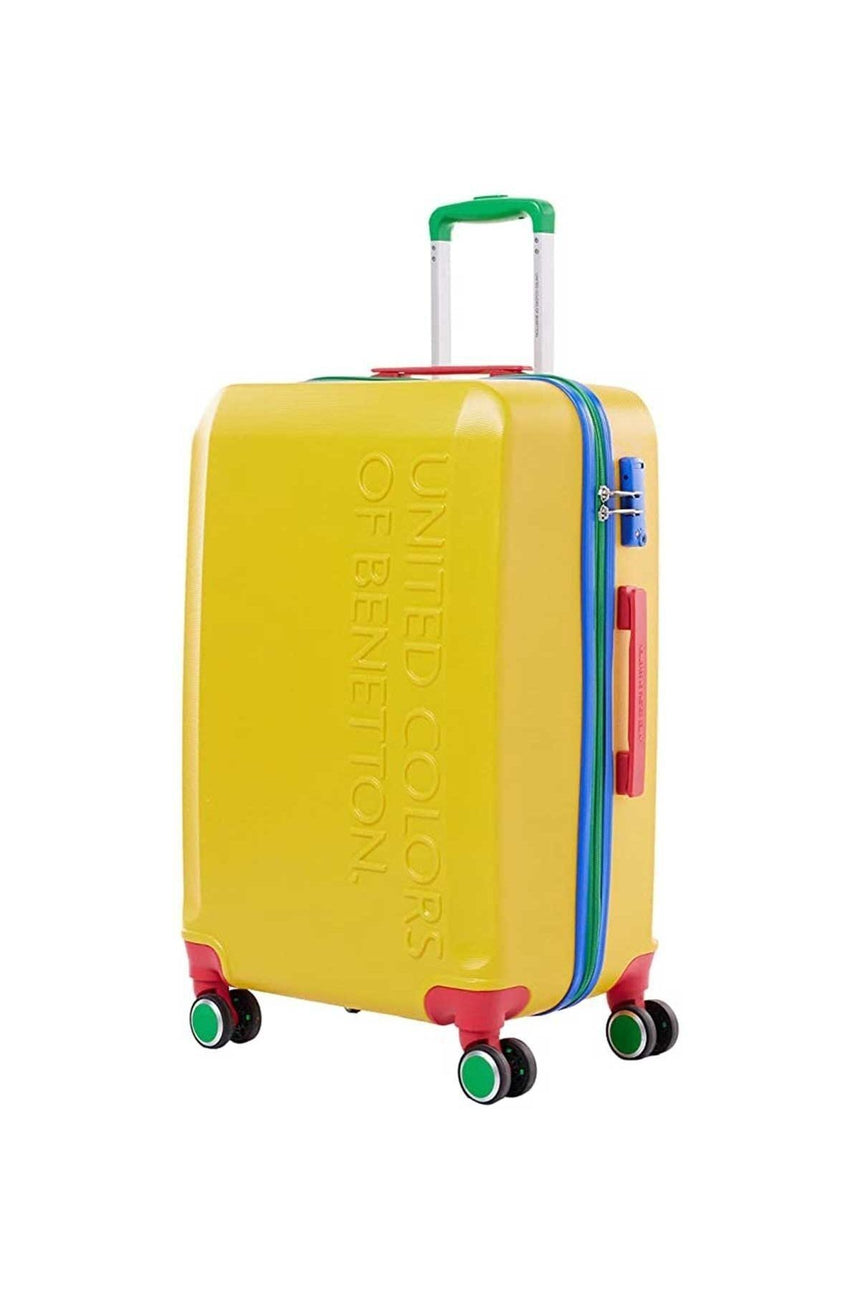 Benetton Orta Boy 60 Cm Valiz Sarı