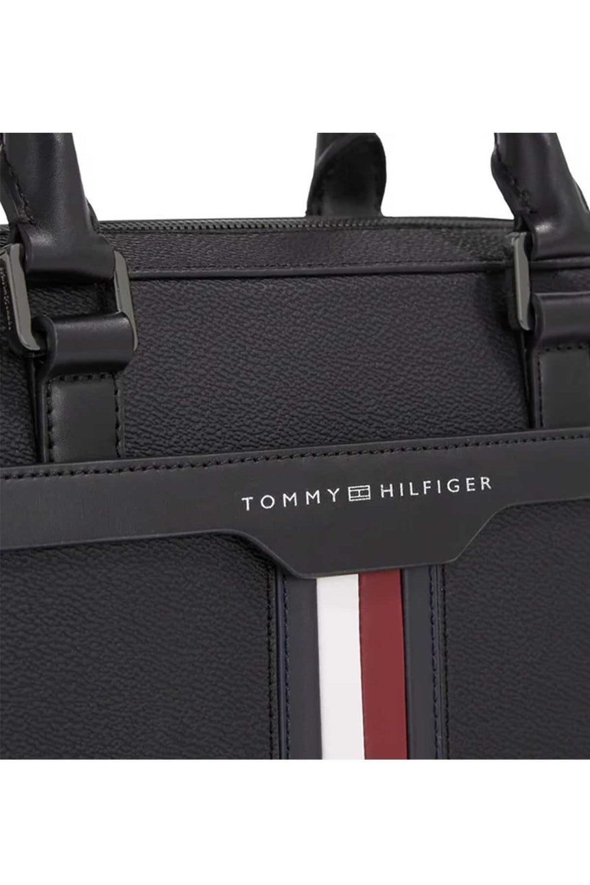 Tommy Hilfiger Coated Computer Bag Evrak Çantası Black