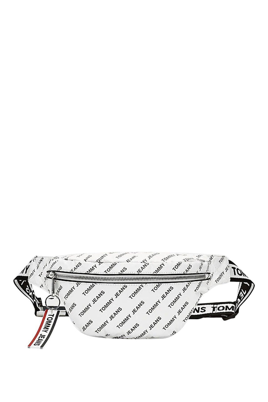 Tommy Hilfiger Tjw Logo Tape Bumbag Refl Kadın Bel Çantası White Reflective