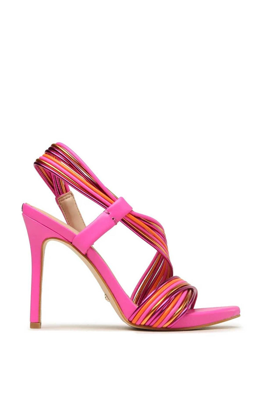 Guess Dress Kadın Topuklu Sandalet Fuxia
