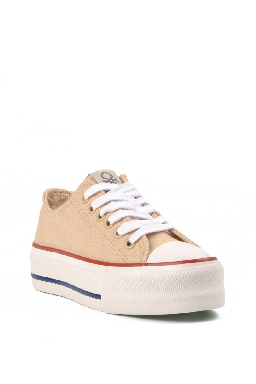 Benetton Kadın Spor Ayakkabı Bej