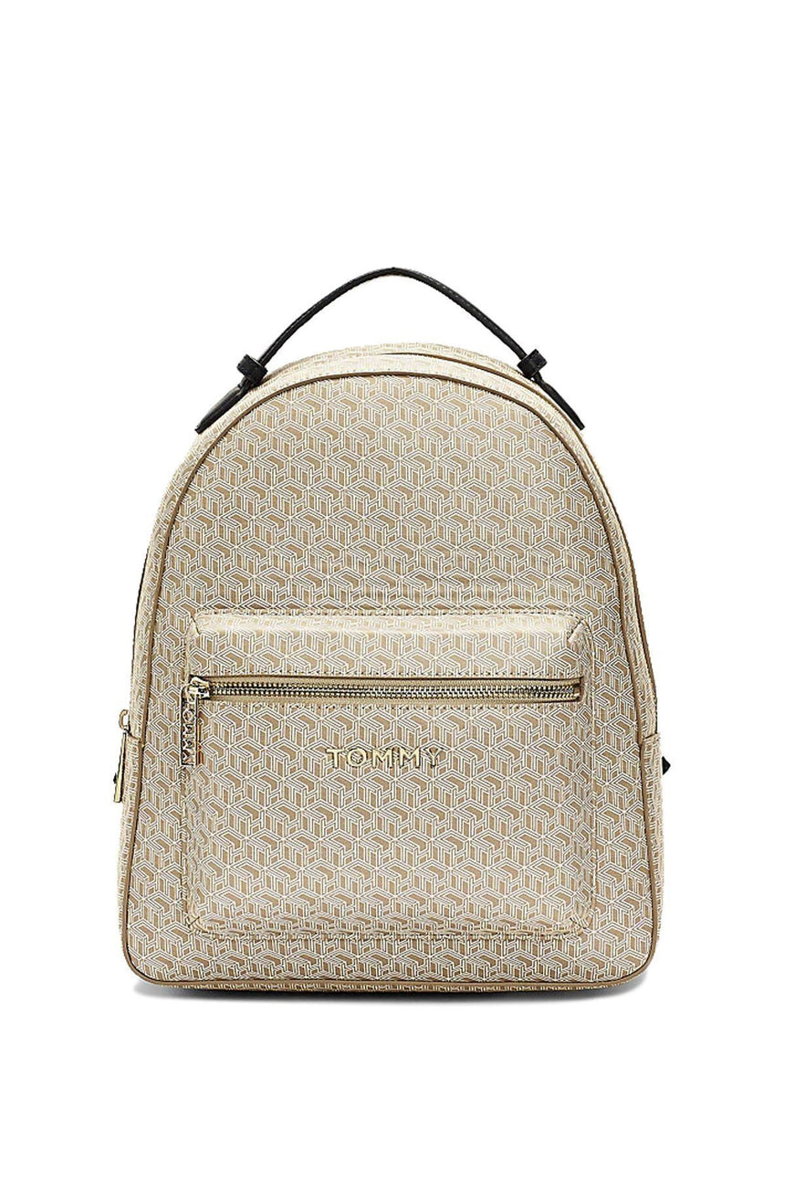 Tommy Hilfiger Iconic Tommy Backpack Monogram Kadın Sırt Çantası Neutral