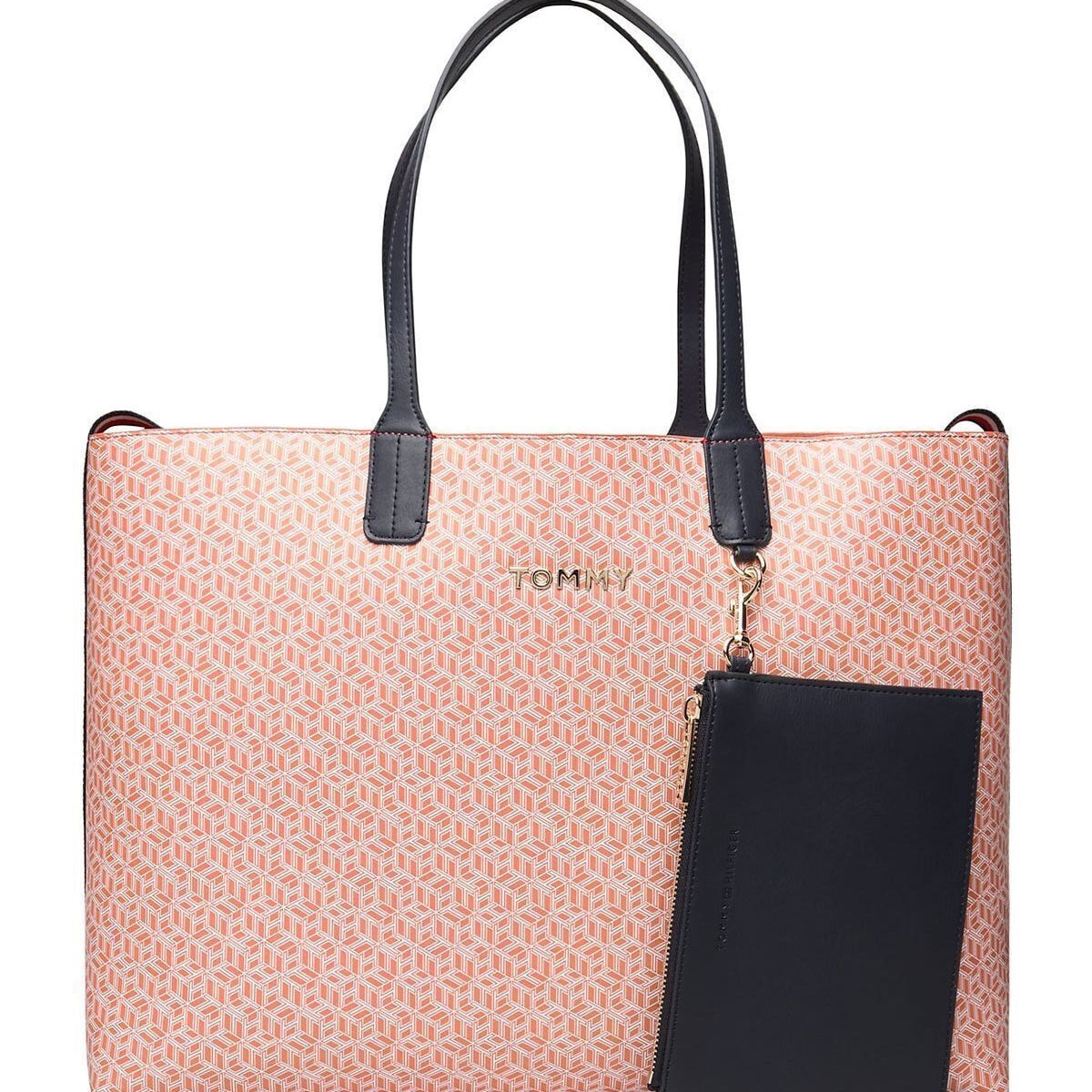 Tommy Hilfiger Iconic Tommy Tote Monogram Kadın Kol Çantası Island