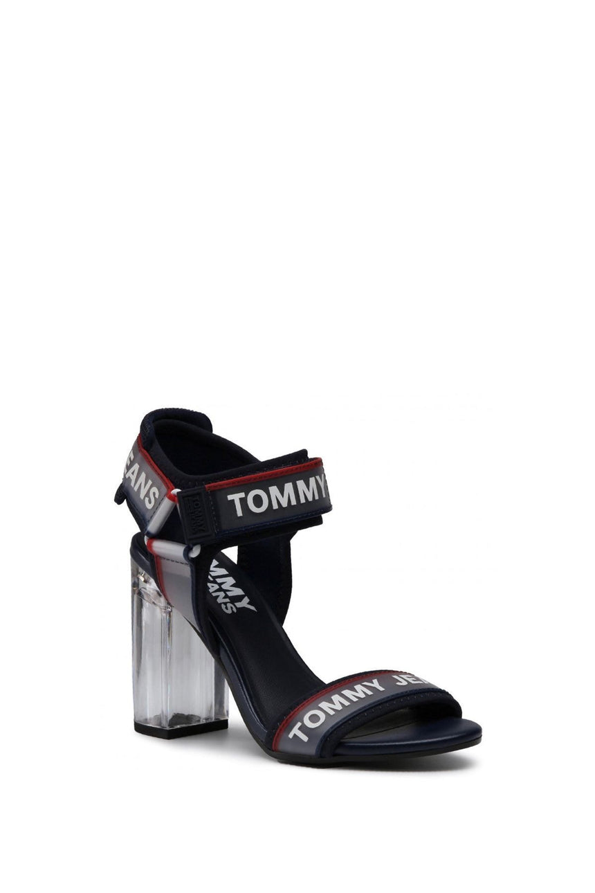 Tommy Hilfiger Pop Color Heeled Sandal Kadın Ayakkabı Twilight Navy