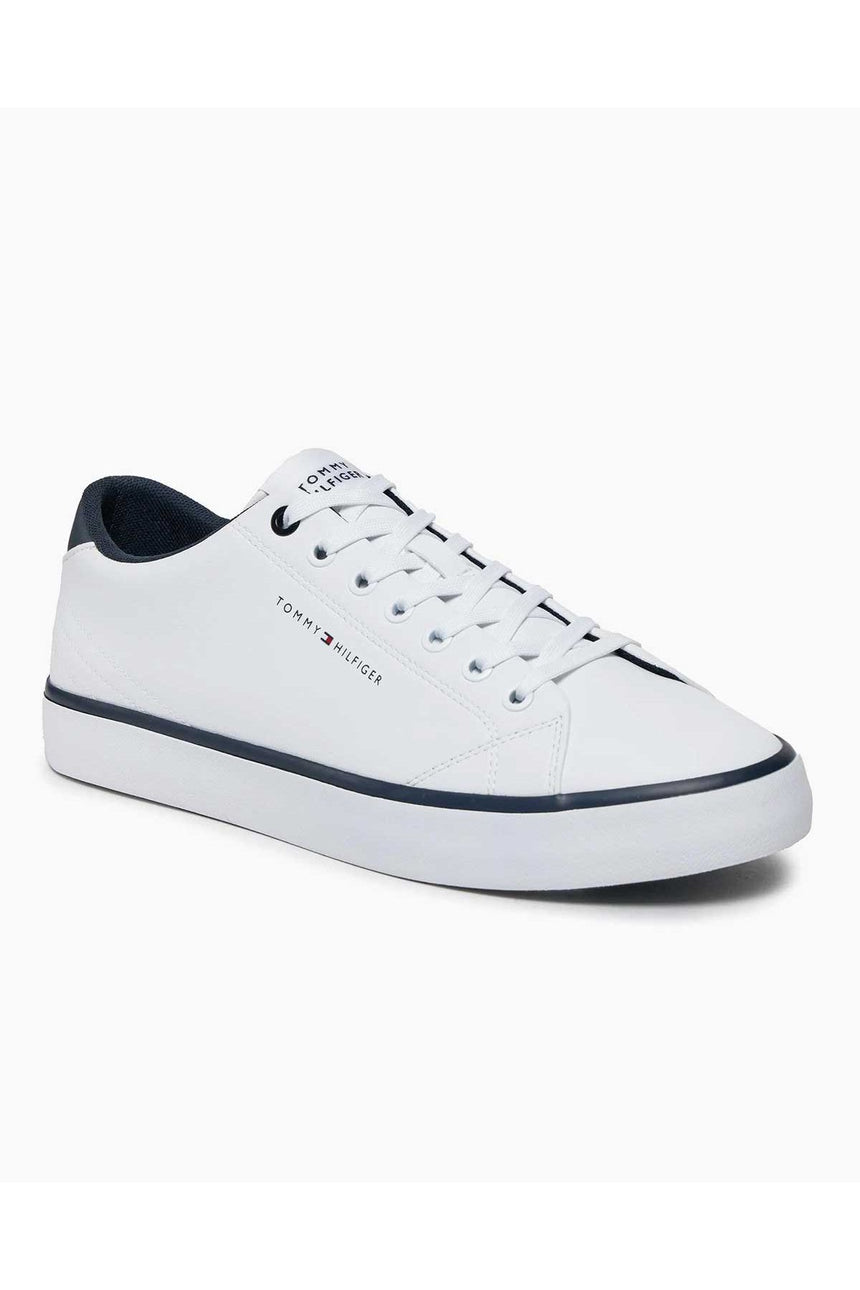 Tommy Hilfiger Leather Low Top Sneakers White