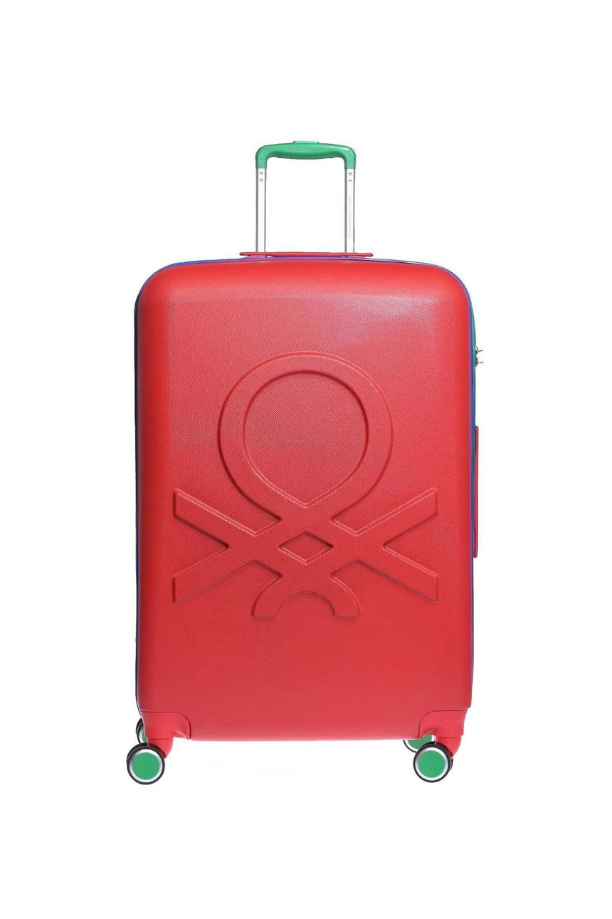 Benetton Orta Boy 60 Cm Valiz Kırmızı