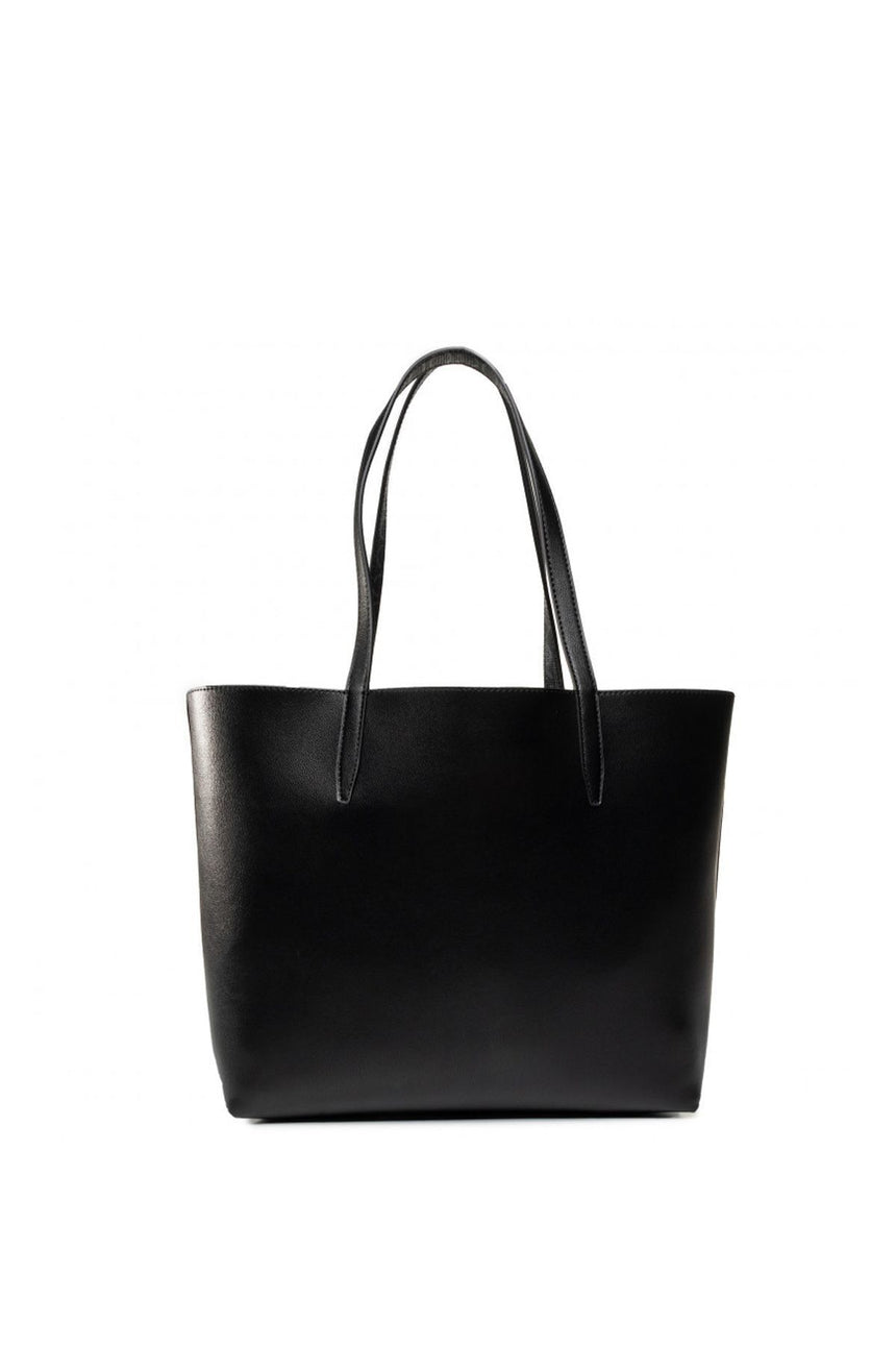 Calvin Klein Mono Shopper Rev Md Kadın Kol Çantası Black Mono