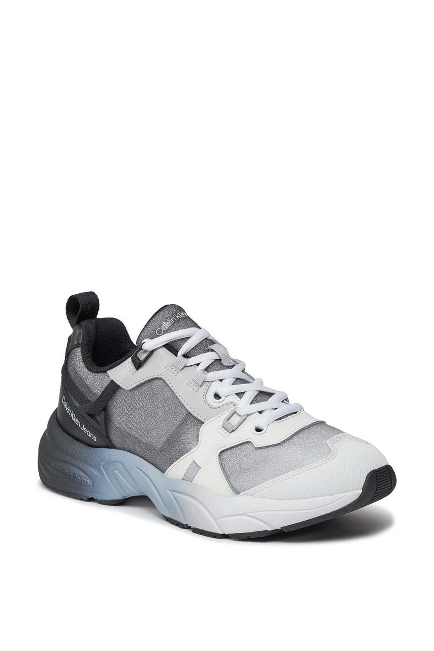 Calvin Klein Retro Tennis Low Lace Up Sneakers Black