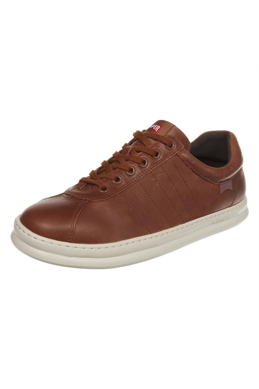 Camper Hakiki Deri Runner Erkek Sneakers Kahverengi