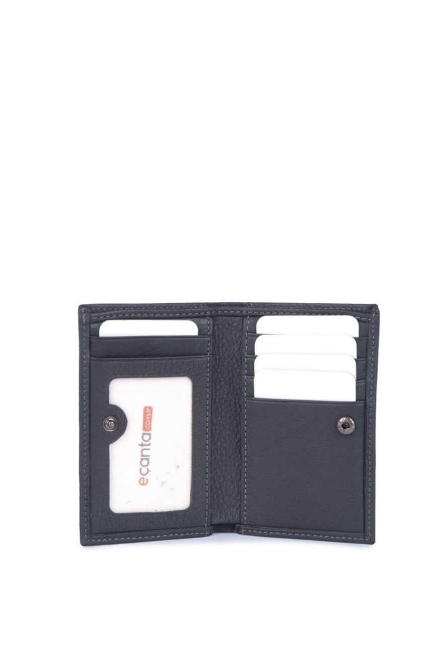 Grande Çıt Çıtlı Mini Erkek El Portföyü Gri