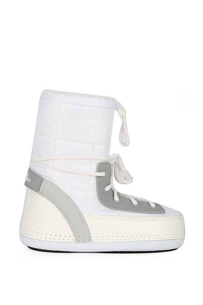 Benetton Suni Deri Bot Beyaz