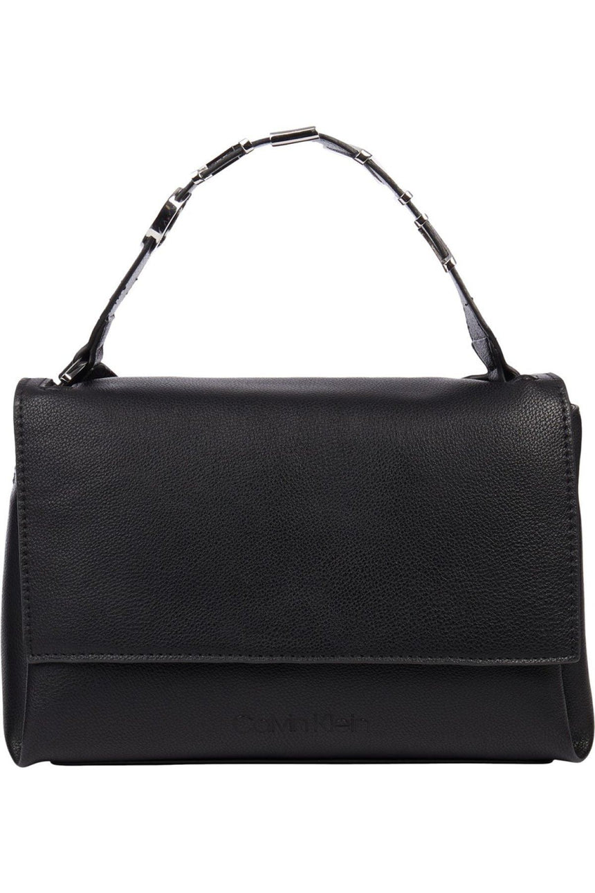 Calvin Klein Flap Shoulder Bag Md Kadın El Çantası Black