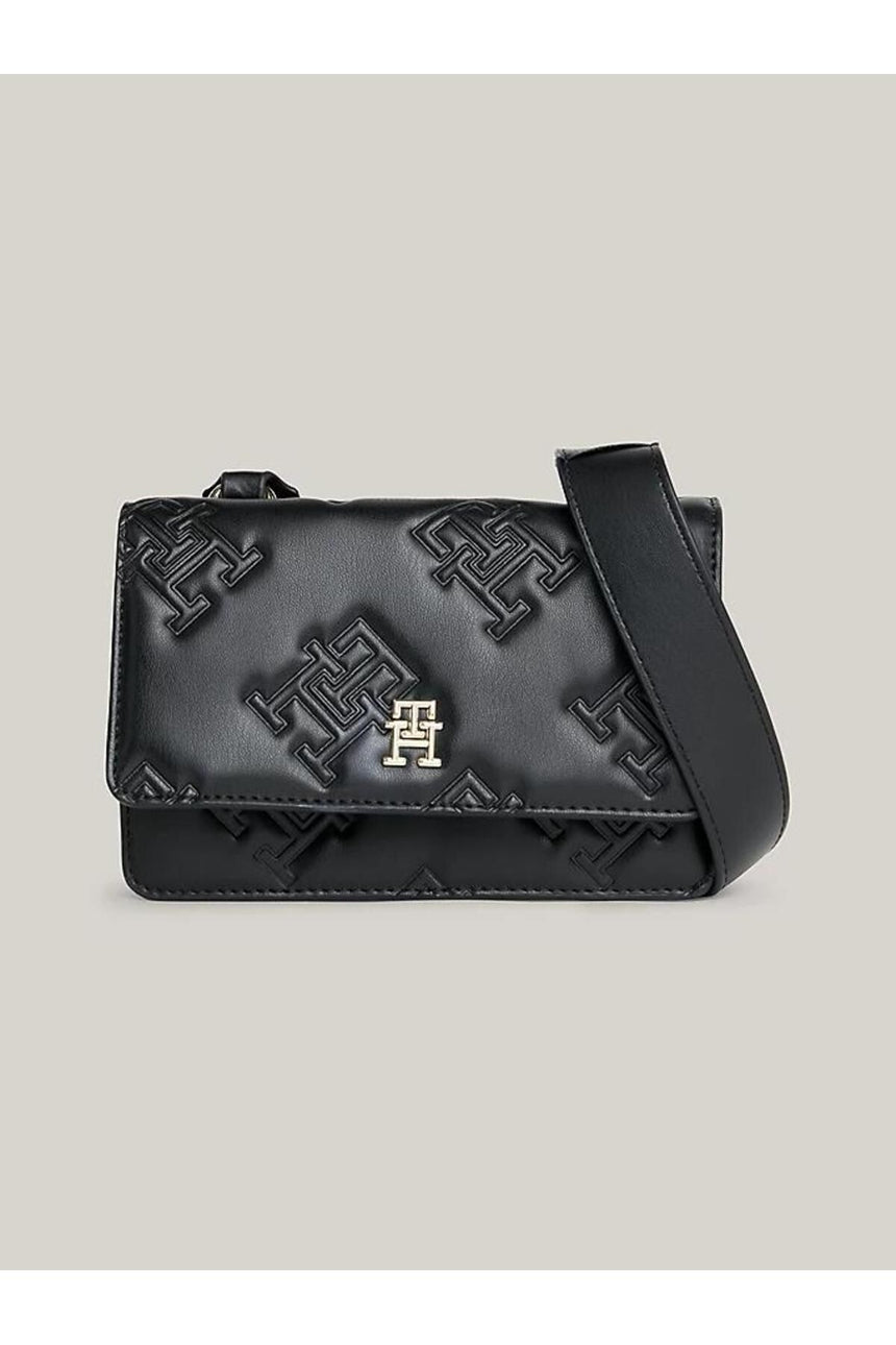 Tommy Hilfiger Refined Crossover Mono Çapraz Askılı Çanta Black