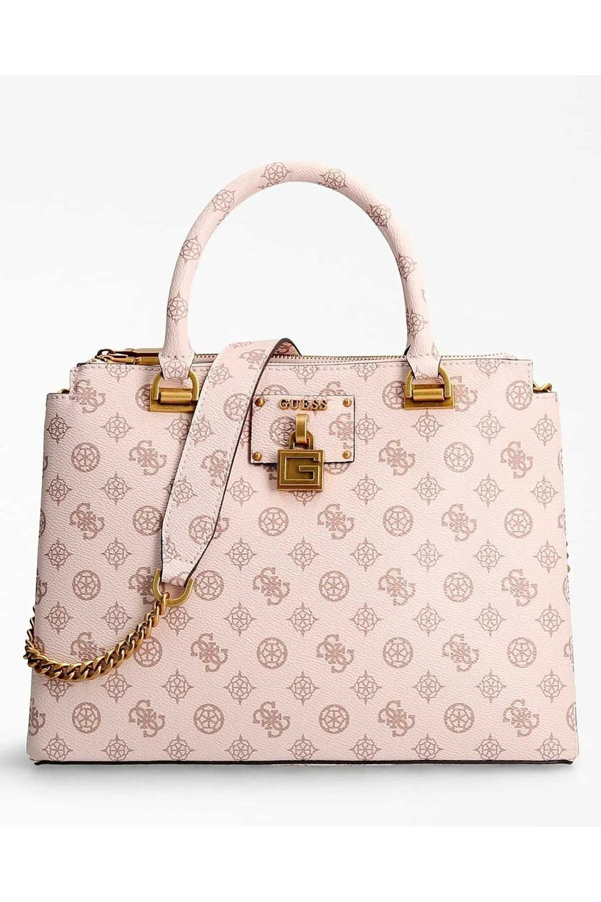 Guess Centre Stage Status Satchel Kadın Çantası Shell Logo