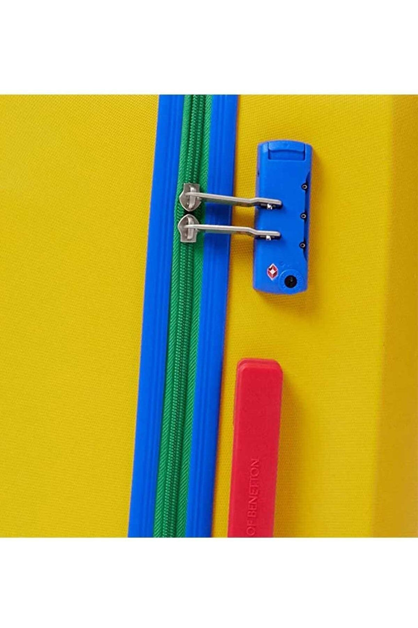Benetton Büyük Boy 70 Cm Valiz Sarı