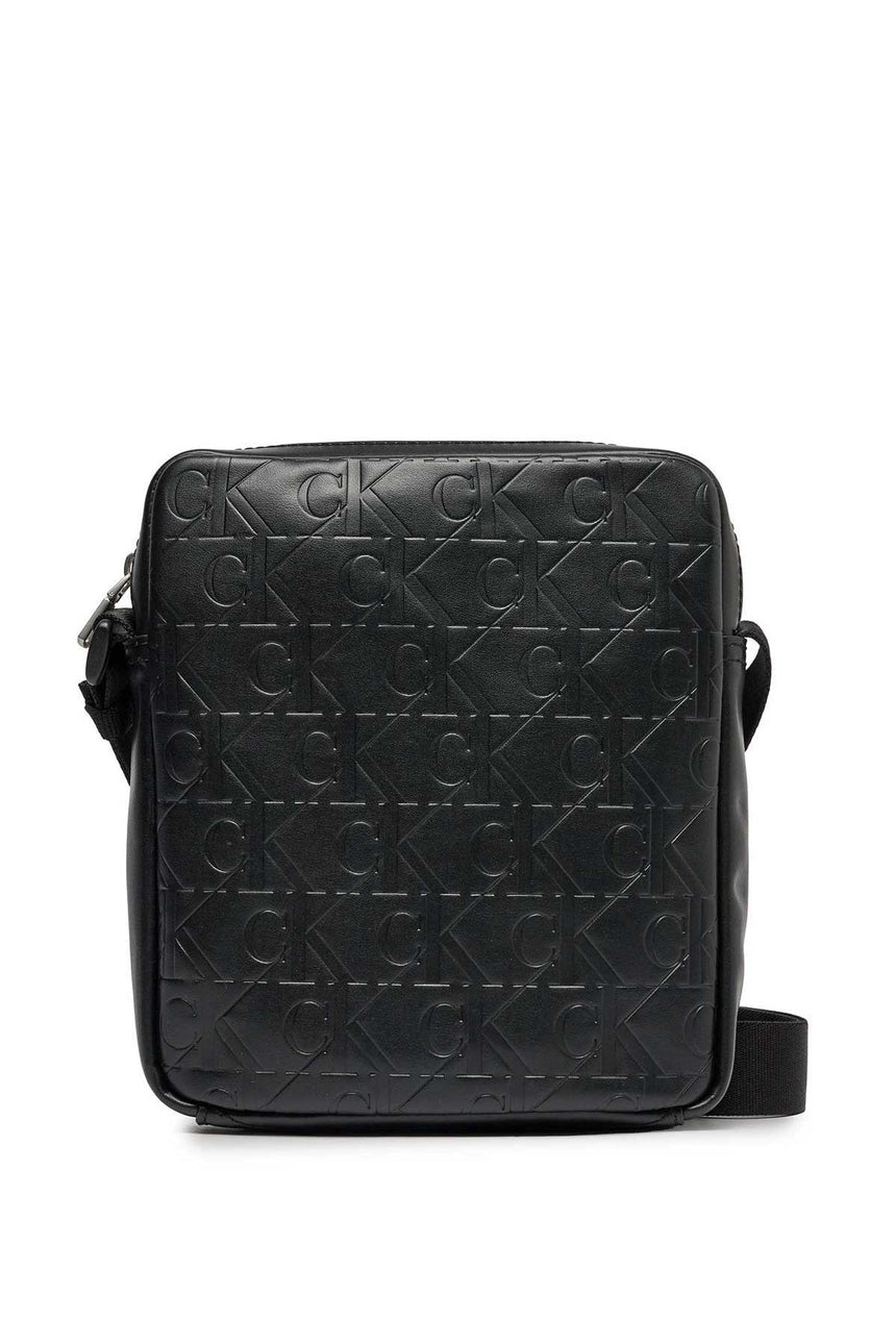 Calvin Klein Monogram Soft Reporter Çapraz Askılı Çanta Black