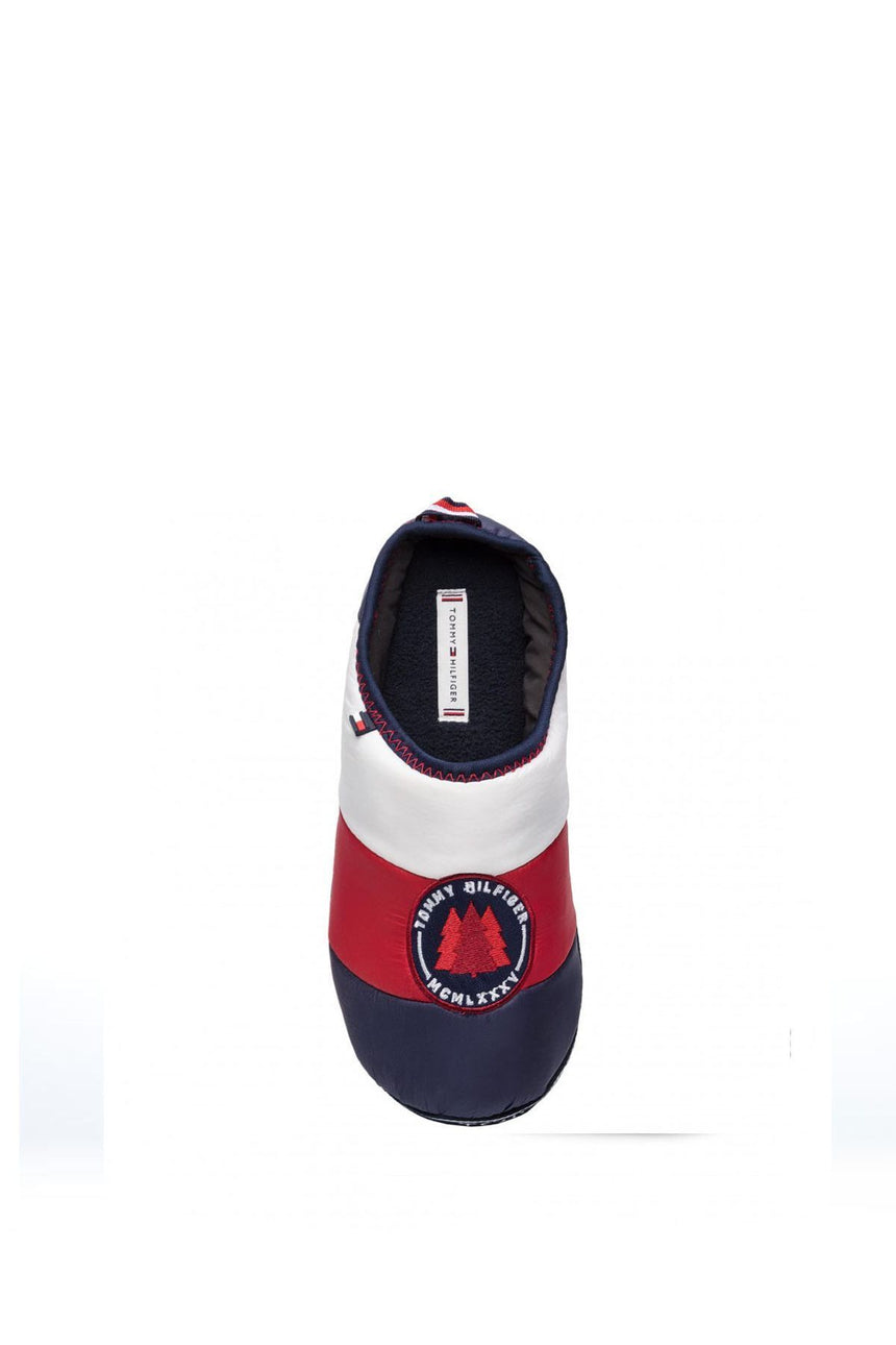 Tommy Hilfiger Womens Downslipper Patch Kadın Terlik Red