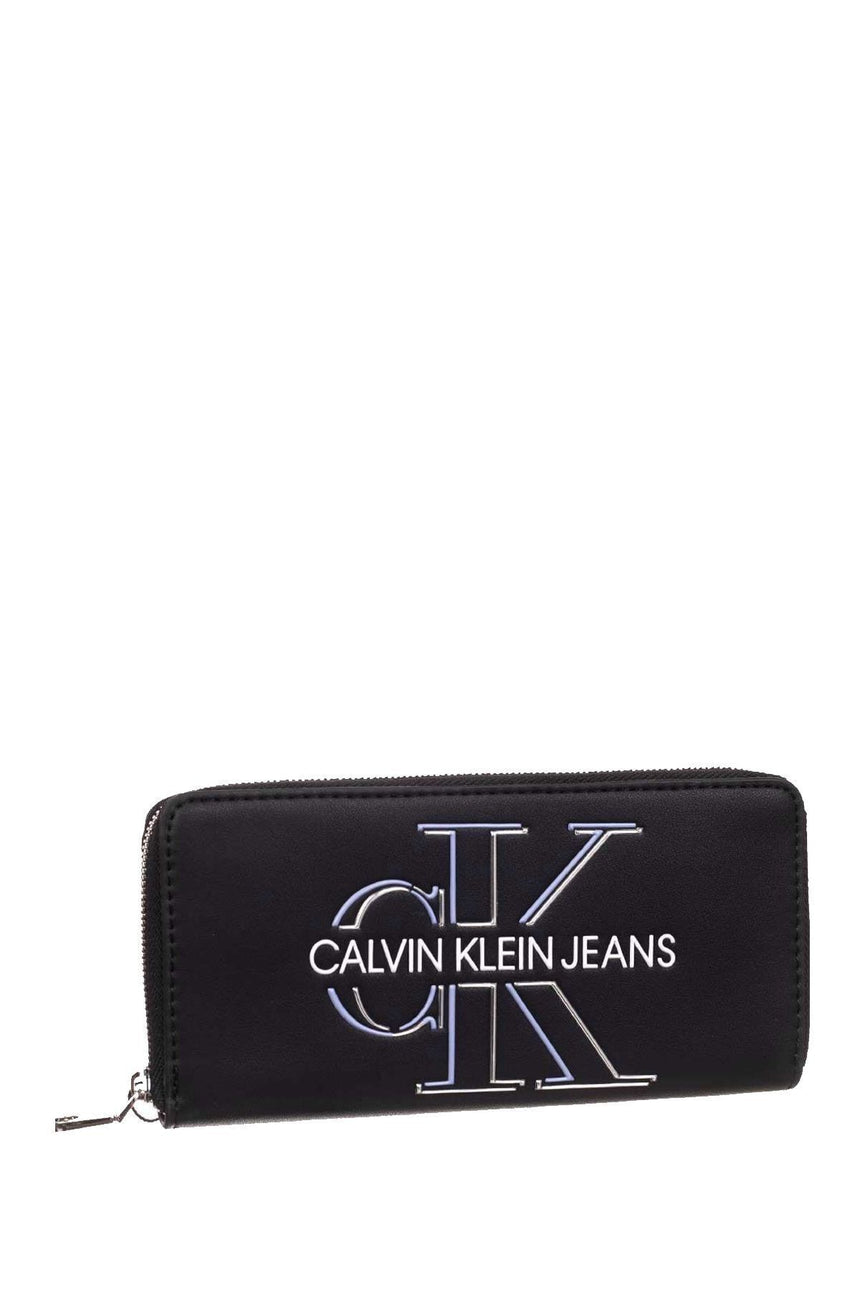 Calvin Klein Ckj Sculpted Mono Kadın Cüzdanı Black