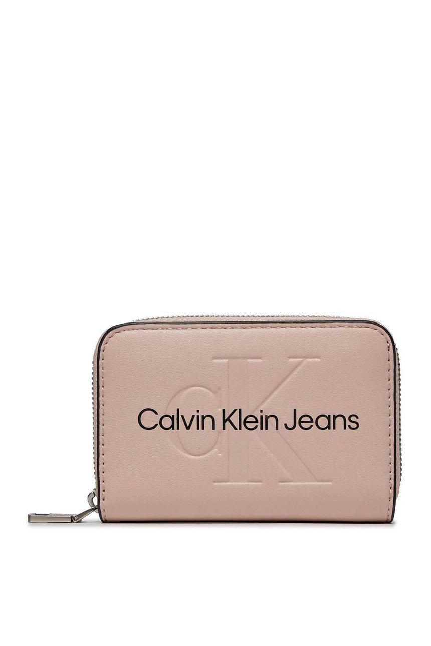 Calvin Klein Zip Around Wallet Cüzdan Pale Conch