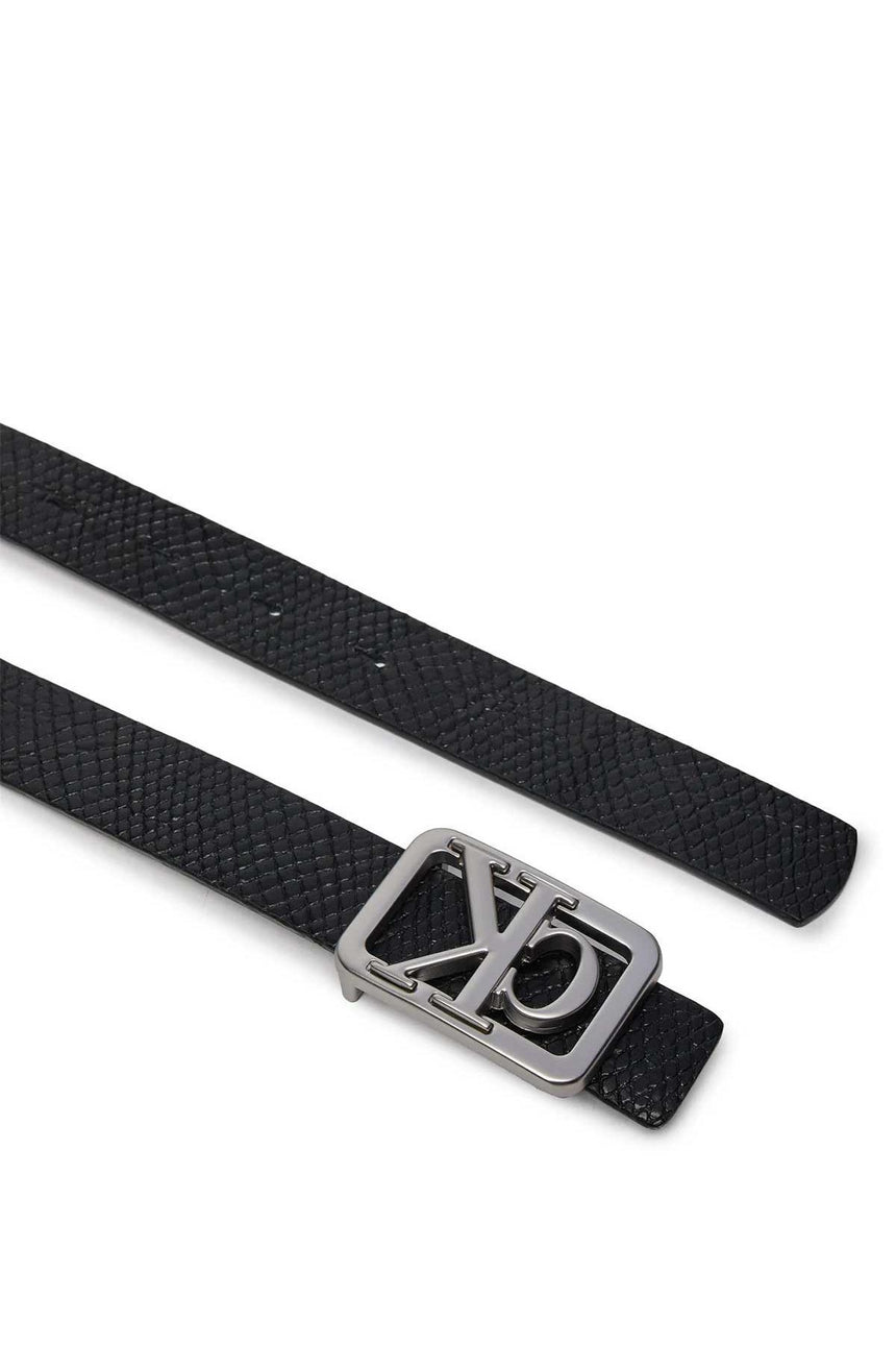 Calvin Klein Mono Plaque Belt Kemer Black