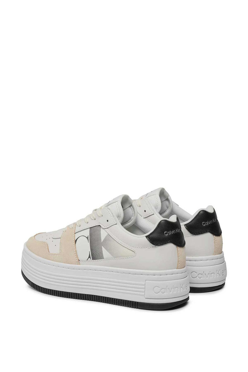 Calvin Klein Bold Flatform Lace Mix Sneakers Bright White/Black