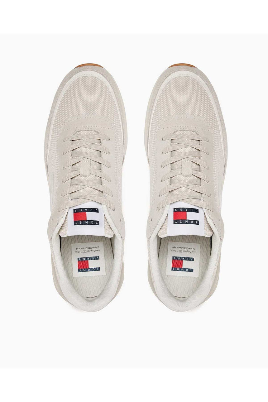 Tommy Hilfiger Tecnihal Runner Low Top Sneakers Bleached Stone