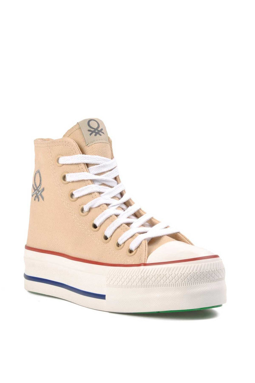 Benetton Kadın Spor Ayakkabı Bej